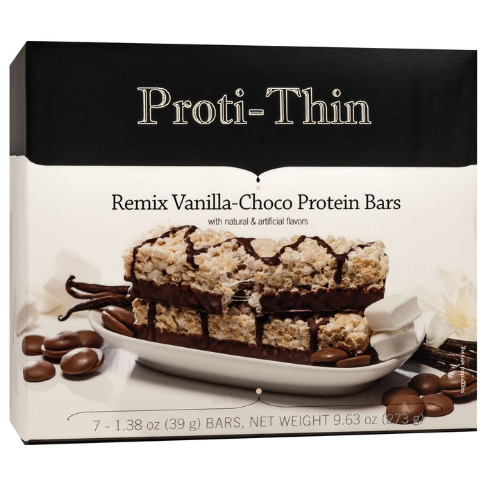 Proti-Thin Protein Bars VLC - Vanilla Chocolate, 7 Bars/Box
