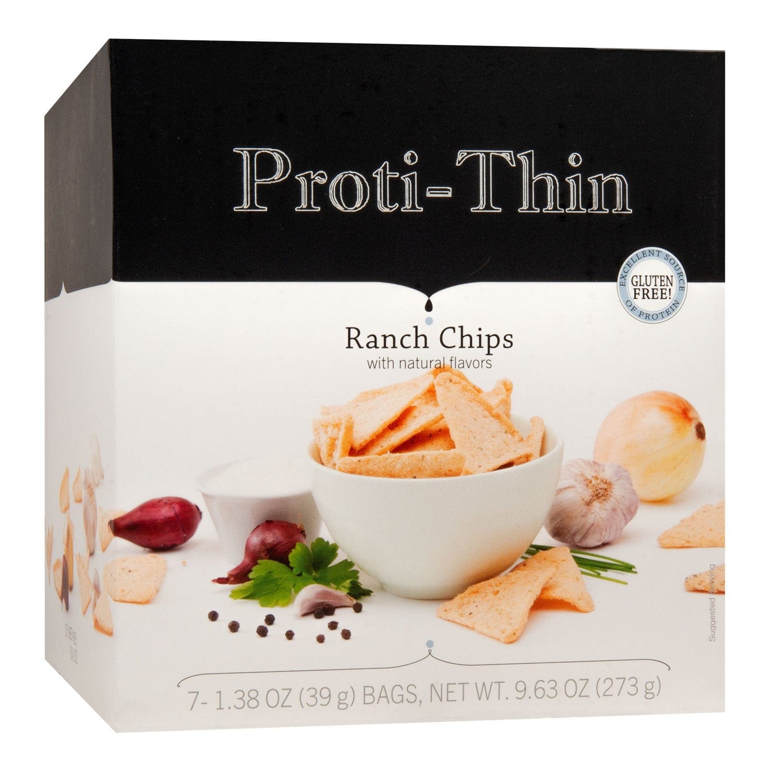 Proti-Thin Protein Chips - Ranch - 7/Box - Nashua Nutrition
