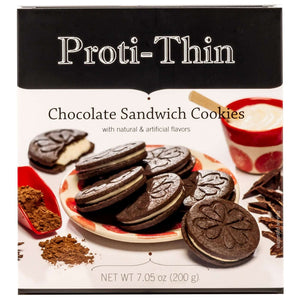 Proti-Thin Protein Cookies - Chocolate Sandwich Cookies - 14/Box - Snacks & Desserts - Nashua Nutrition