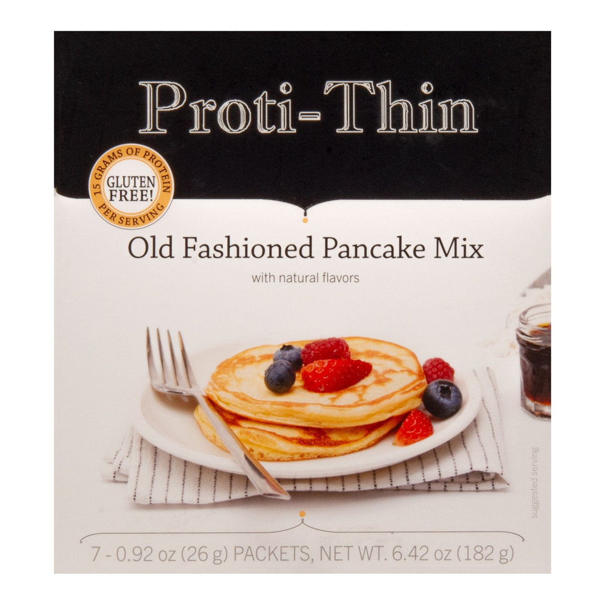 Proti-Thin Protein Pancake & Waffle Mix |  15g Protein | Gluten Free | 7 Packets - Nashua Nutrition
