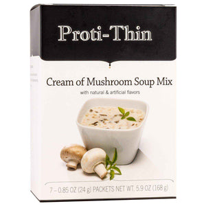Proti-Thin Protein Soup - Cream of Mushroom - 7/Box - Hot Soups - Nashua Nutrition