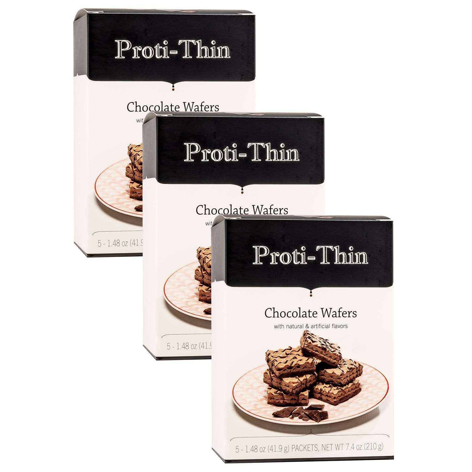 Proti-Thin Protein Wafer Squares - Chocolate MultiPack - Nashua Nutrition