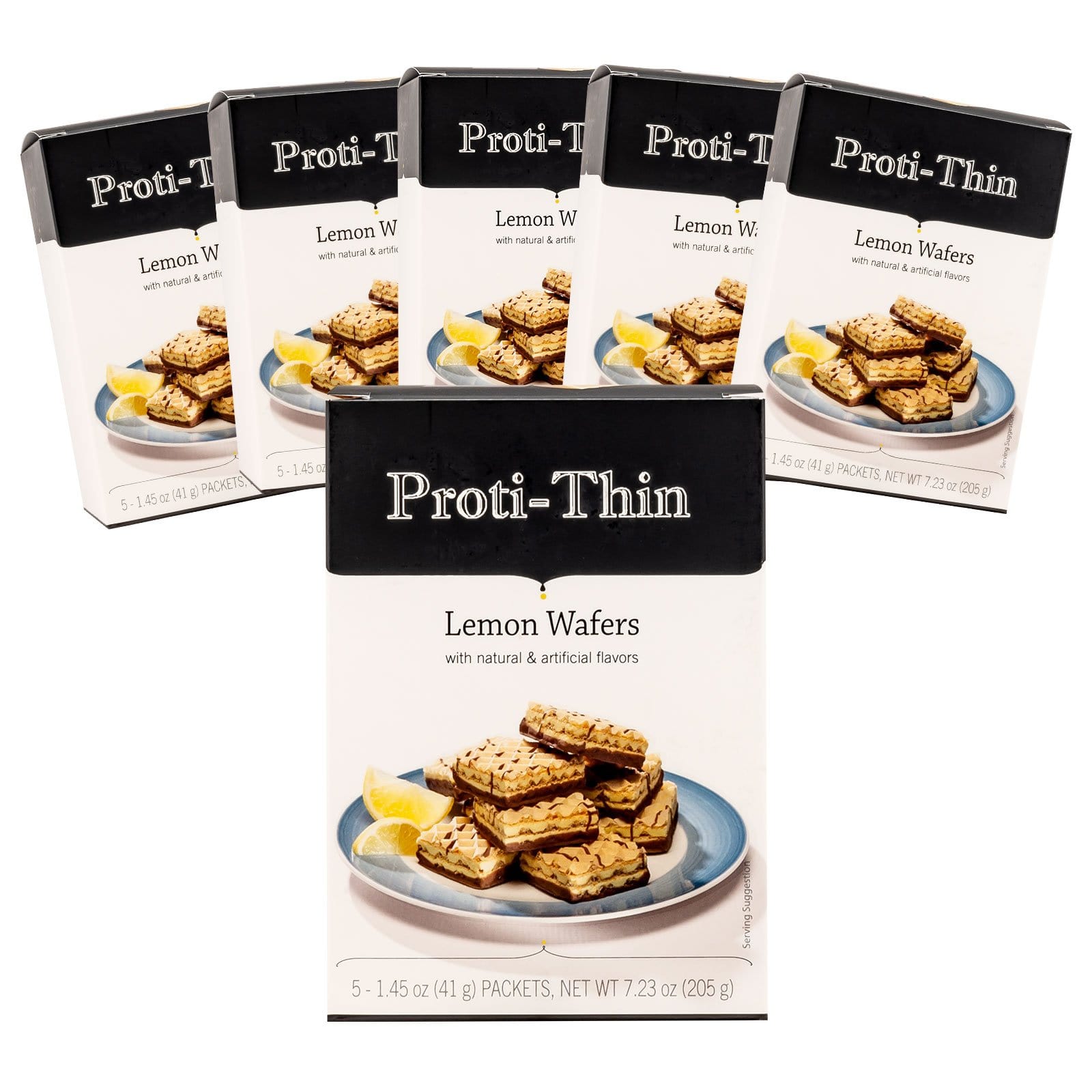 Proti-Thin Protein Wafer Squares - Lemon MultiPack - Nashua Nutrition