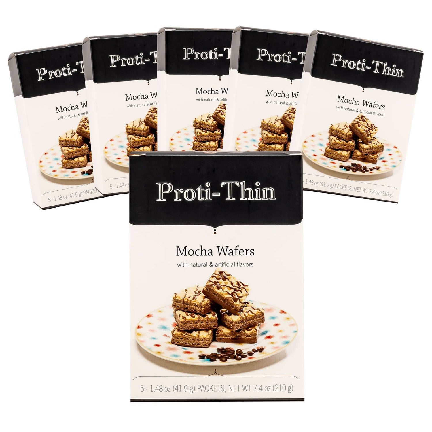 Proti-Thin Protein Wafer Squares - Mocha  MultiPack - Nashua Nutrition