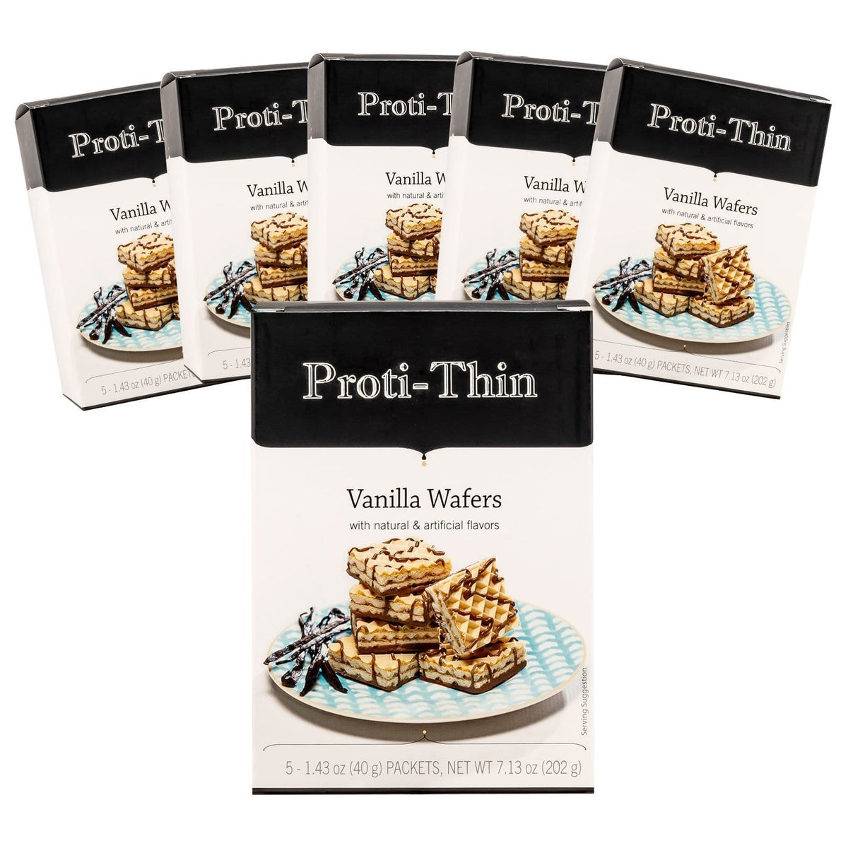 Proti-Thin Protein Wafer Squares - Vanilla MultiPack - Nashua Nutrition