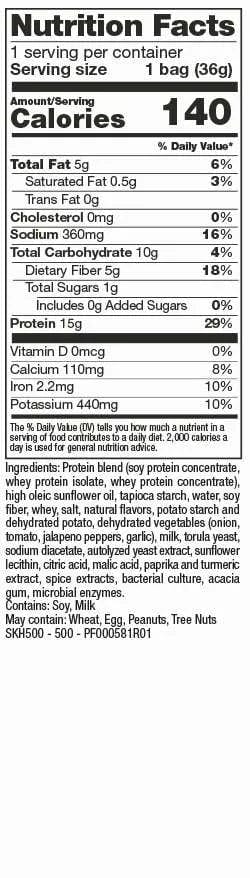 Proti-Thin Proti Chips - Spicy Nacho Cheese (1 Bag) - Nashua Nutrition