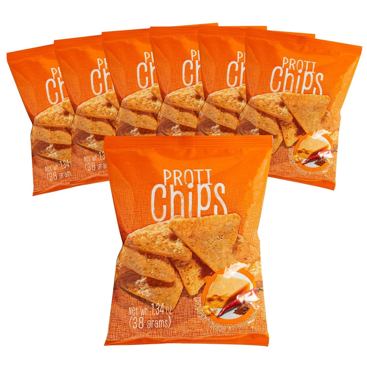 Proti-Thin Proti Chips - Spicy Nacho Cheese - Nashua Nutrition