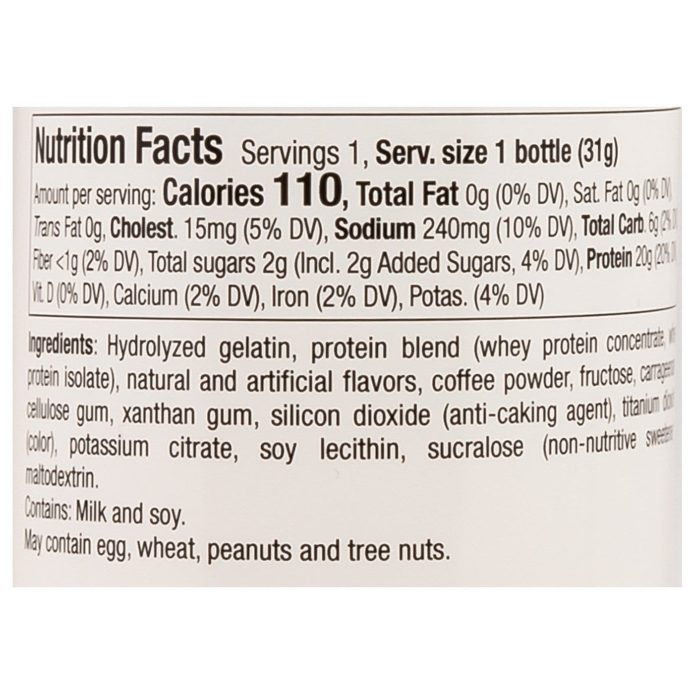 Proti Max Cafe Latte Smoothie Protein Shaker | Proti-Thin