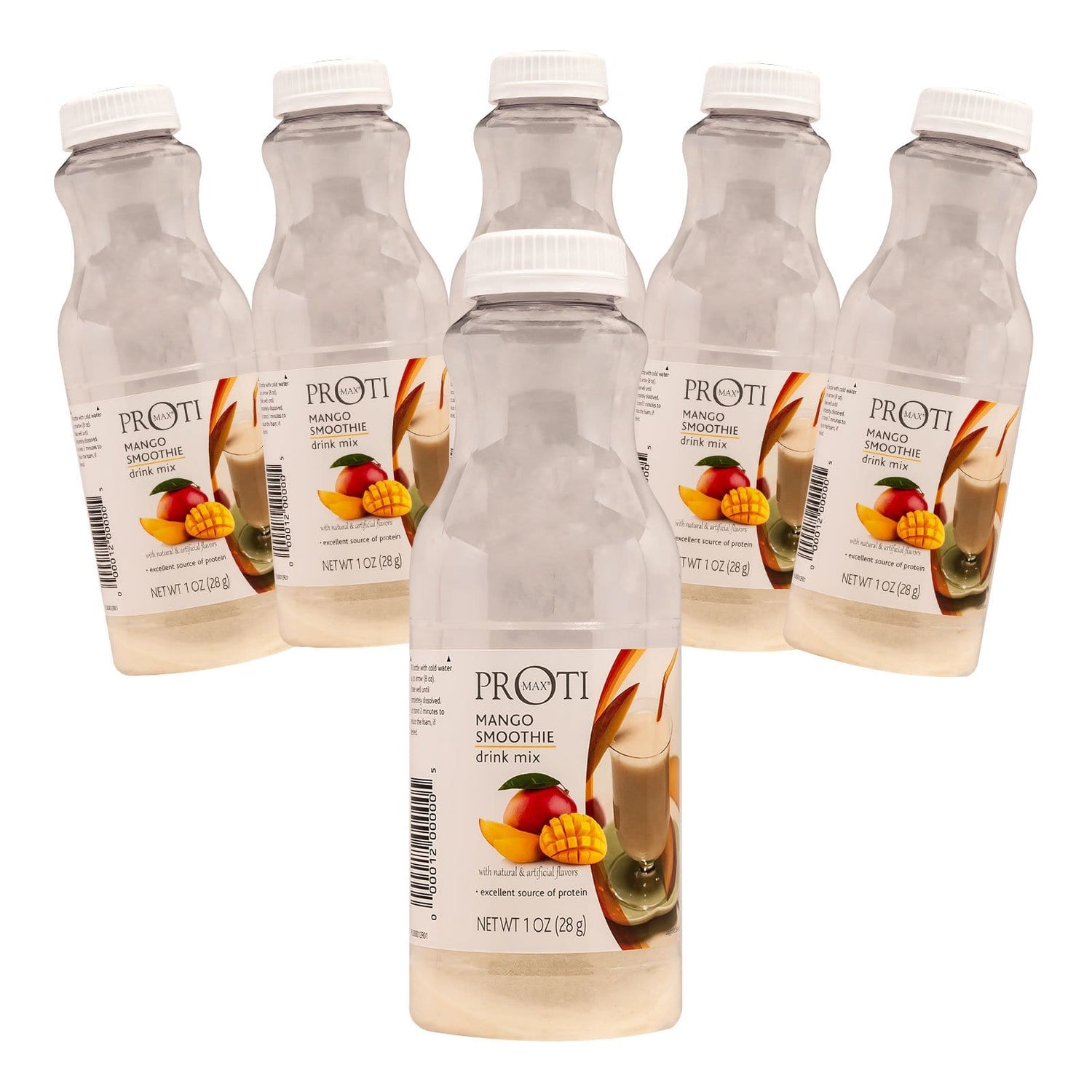 Proti-Thin Proti Max Protein Shaker - Mango Smoothie - 6 Bottles - Nashua Nutrition