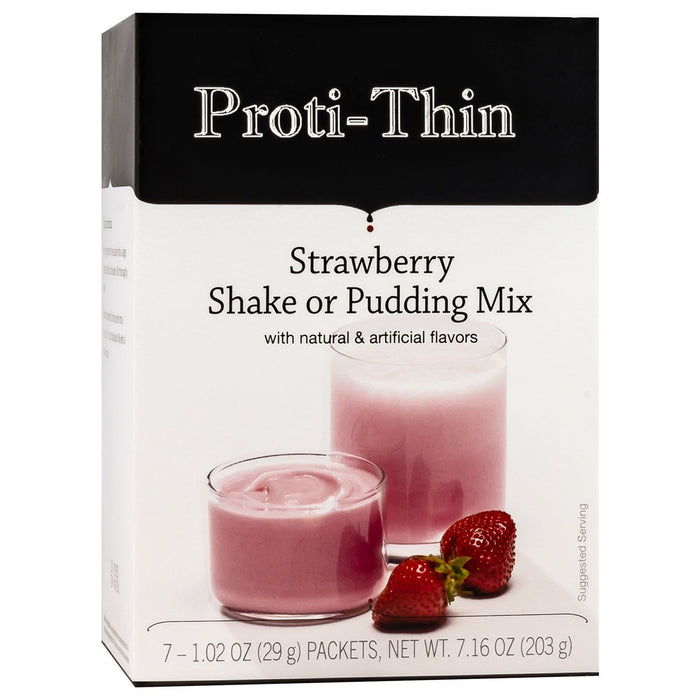 Proti-Thin Shake & Pudding - Strawberry - 7/Box