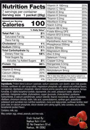 Proti-Thin Shake & Pudding - Strawberry - 7/Box - Shake & Puddings - Nashua Nutrition