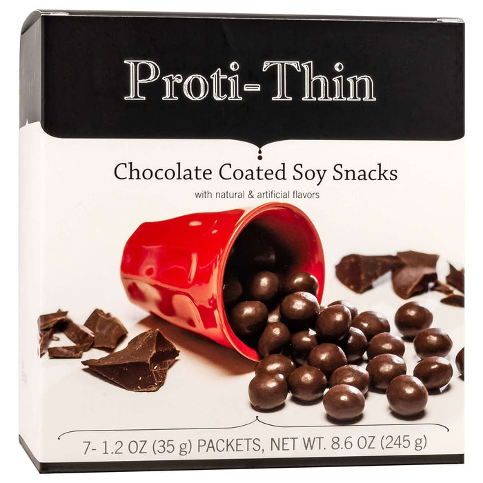 Proti-Thin Snack - Chocolate Coated Soy Snacks - 7/Box