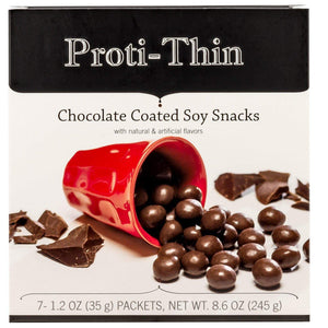 Proti-Thin Snack - Chocolate Coated Soy Snacks - 7/Box - Snacks & Desserts - Nashua Nutrition