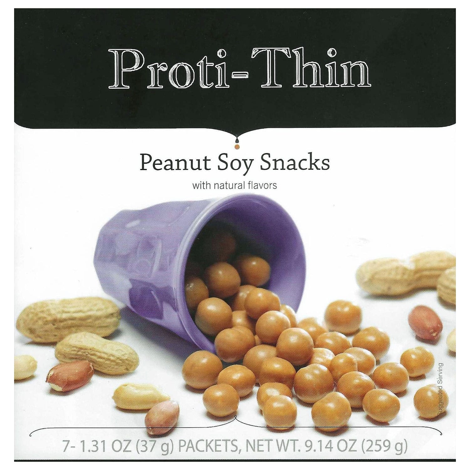 Proti-thin Soy Snacks - Peanut - 7/box - Nashua Nutrition