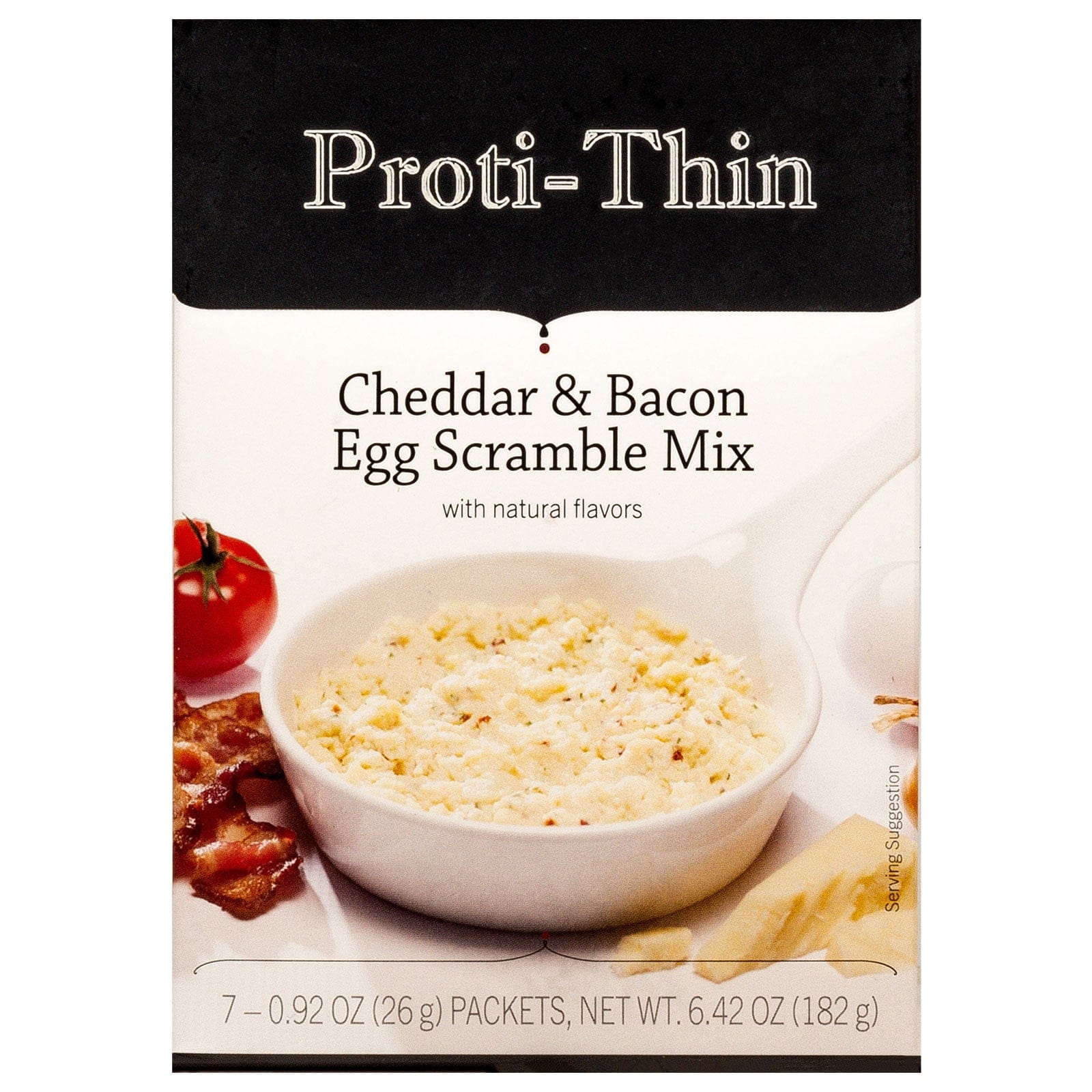 Proti-Thin VLC Egg Scrambles - Bacon Cheddar, 7/Box - Nashua Nutrition