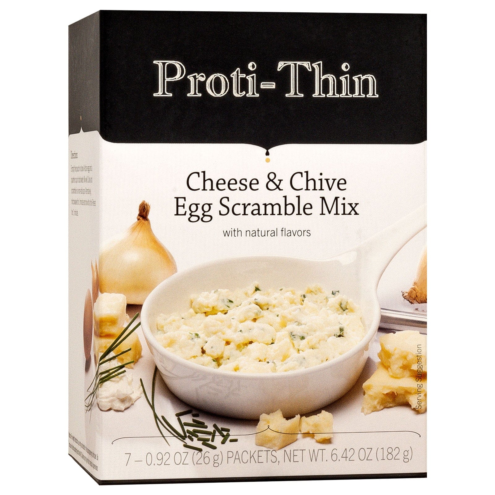 Proti-Thin VLC Egg Scrambles - Cheese & Chive, 7/Box - Nashua Nutrition