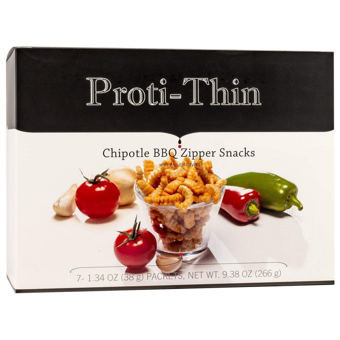 Proti-Thin Zipper Snacks - Chipotle BBQ - 7/Box