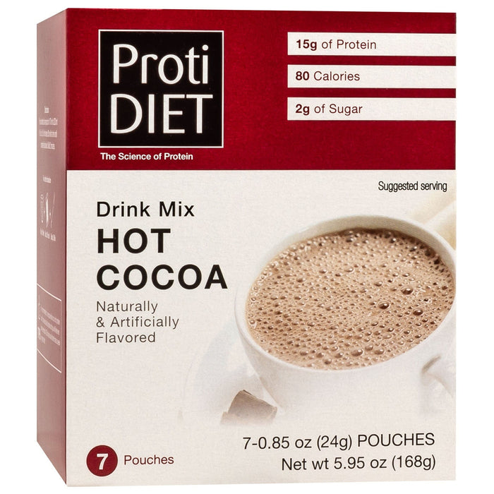 ProtiDiet Hot Drink - Hot Cocoa - 7/Box