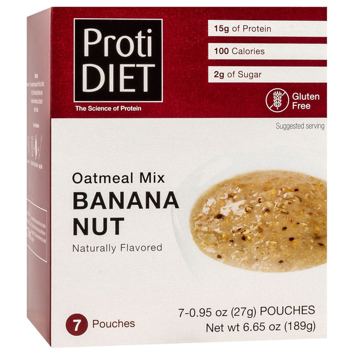 ProtiDiet Oatmeal - Banana Nut - 7/Box