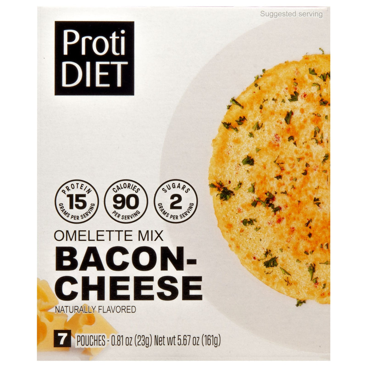 ProtiDiet Omelet - Bacon and Cheese - 7/Box - Nashua Nutrition