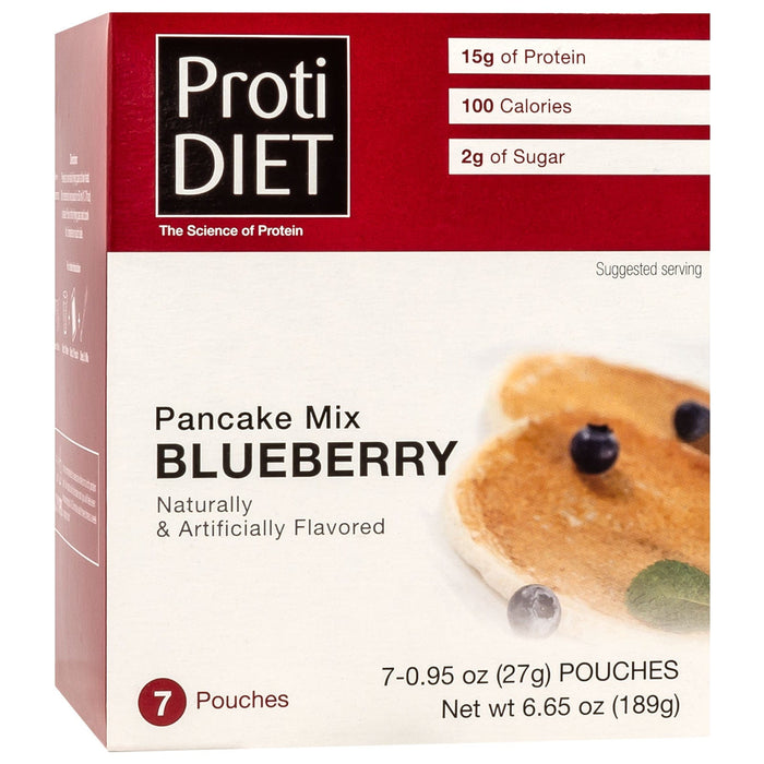 ProtiDiet Pancakes - Blueberry - 7/Box