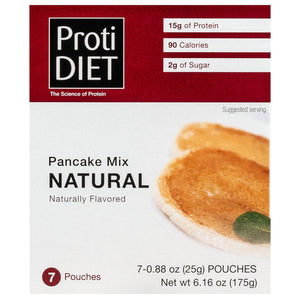 ProtiDiet Pancakes - Natural - 7/Box - Breakfast Items - Nashua Nutrition