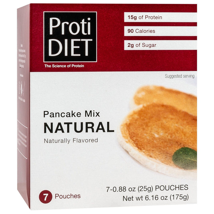 ProtiDiet Pancakes - Natural - 7/Box