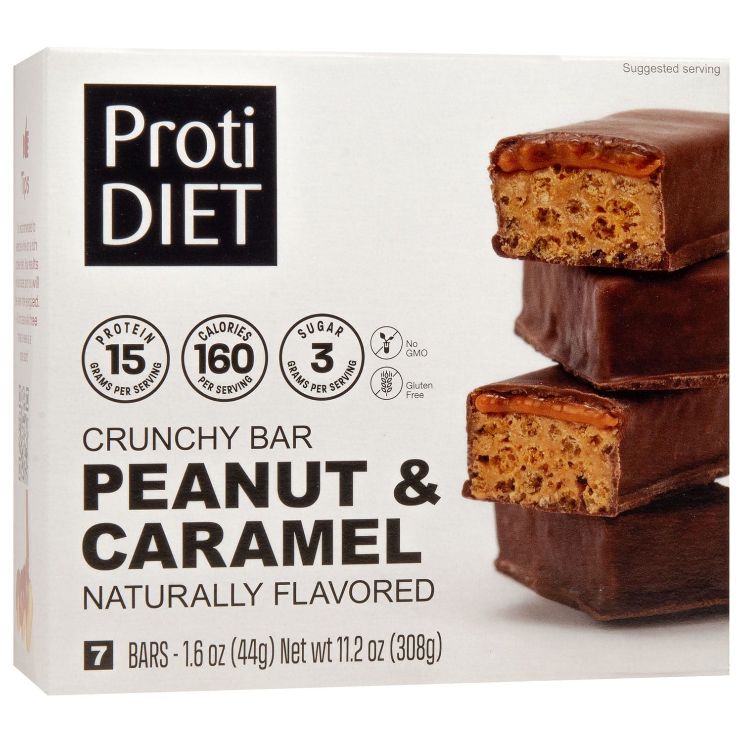 ProtiDiet Protein Bar - Peanut Butter Caramel Crisp - 7/Box - Nashua Nutrition