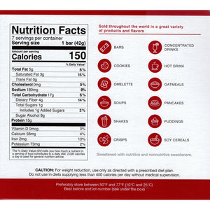 ProtiDiet Protein Bars - Banana Bread, 7 Bars/Box - Protein Bars - Nashua Nutrition