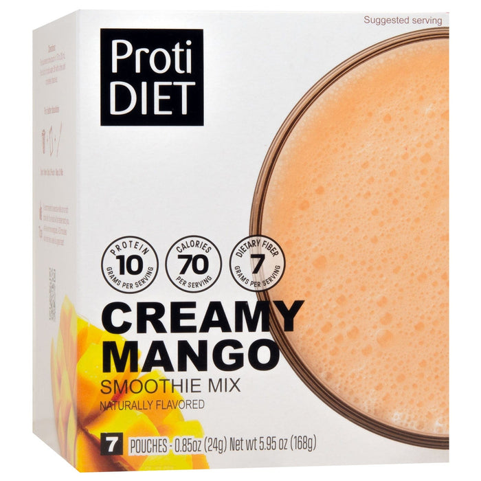ProtiDiet Protein Fiber Shake - Creamy Mango - 7/Box
