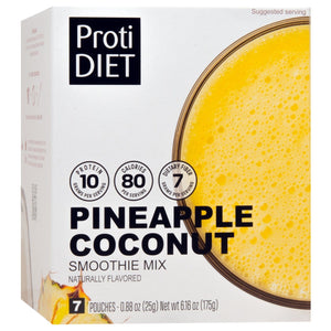 ProtiDiet Protein Fiber Shake - Pineapple Coconut - 7/Box - Nashua Nutrition