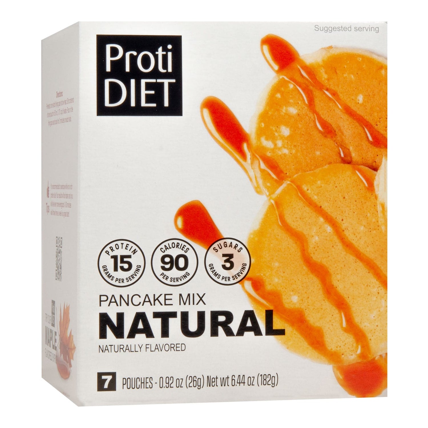 ProtiDiet Protein Pancake Mix - Plain - 7/Box - Nashua Nutrition