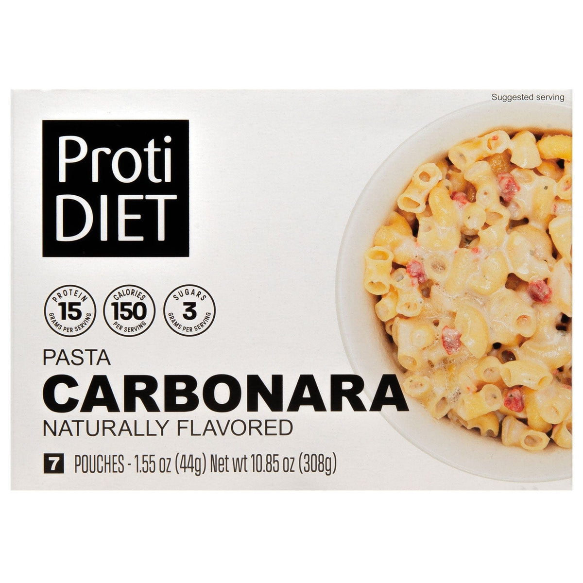 ProtiDiet Protein Pasta - Carbonara - 7/Box - Nashua Nutrition