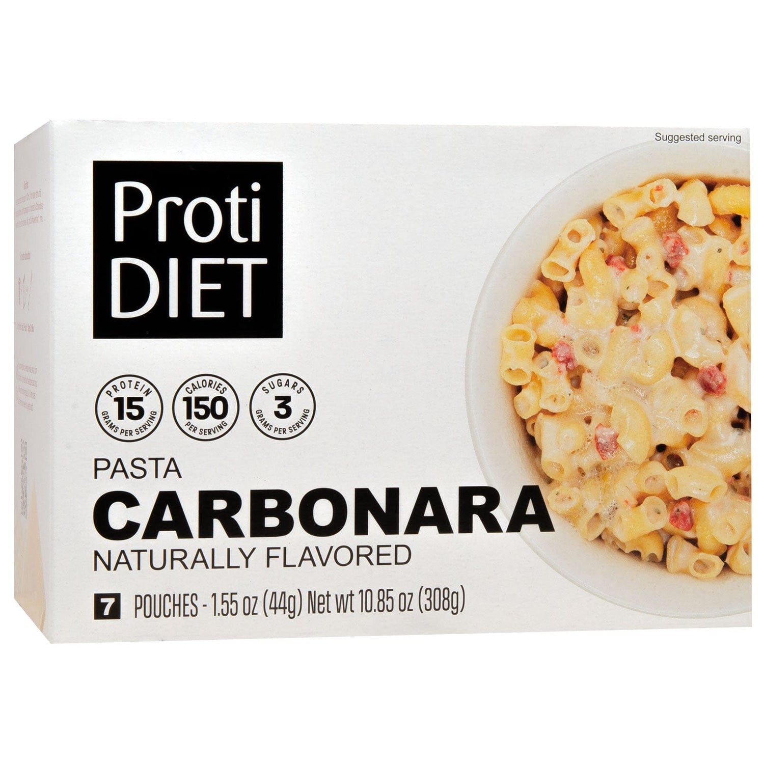ProtiDiet Protein Pasta - Carbonara - 7/Box - Nashua Nutrition