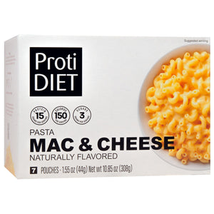 ProtiDiet Protein Pasta - Mac and Cheese - 7/Box - Nashua Nutrition