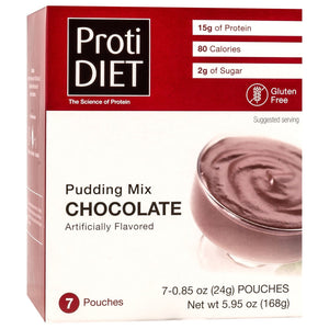ProtiDiet Protein Pudding - Chocolate - 7/Box - Shake & Puddings - Nashua Nutrition