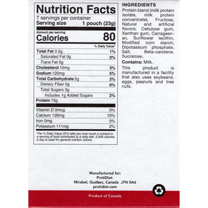 ProtiDiet Protein Pudding - Vanilla - 7/Box - Shake & Puddings - Nashua Nutrition