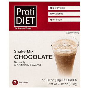 ProtiDiet Protein Shake - Chocolate - 7/Box - Shake & Puddings - Nashua Nutrition