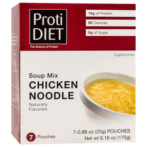ProtiDiet Protein Soup - Chicken Noodle - 7/Box - Hot Soups - Nashua Nutrition