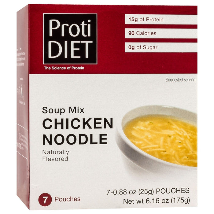 ProtiDiet Protein Soup - Chicken Noodle - 7/Box
