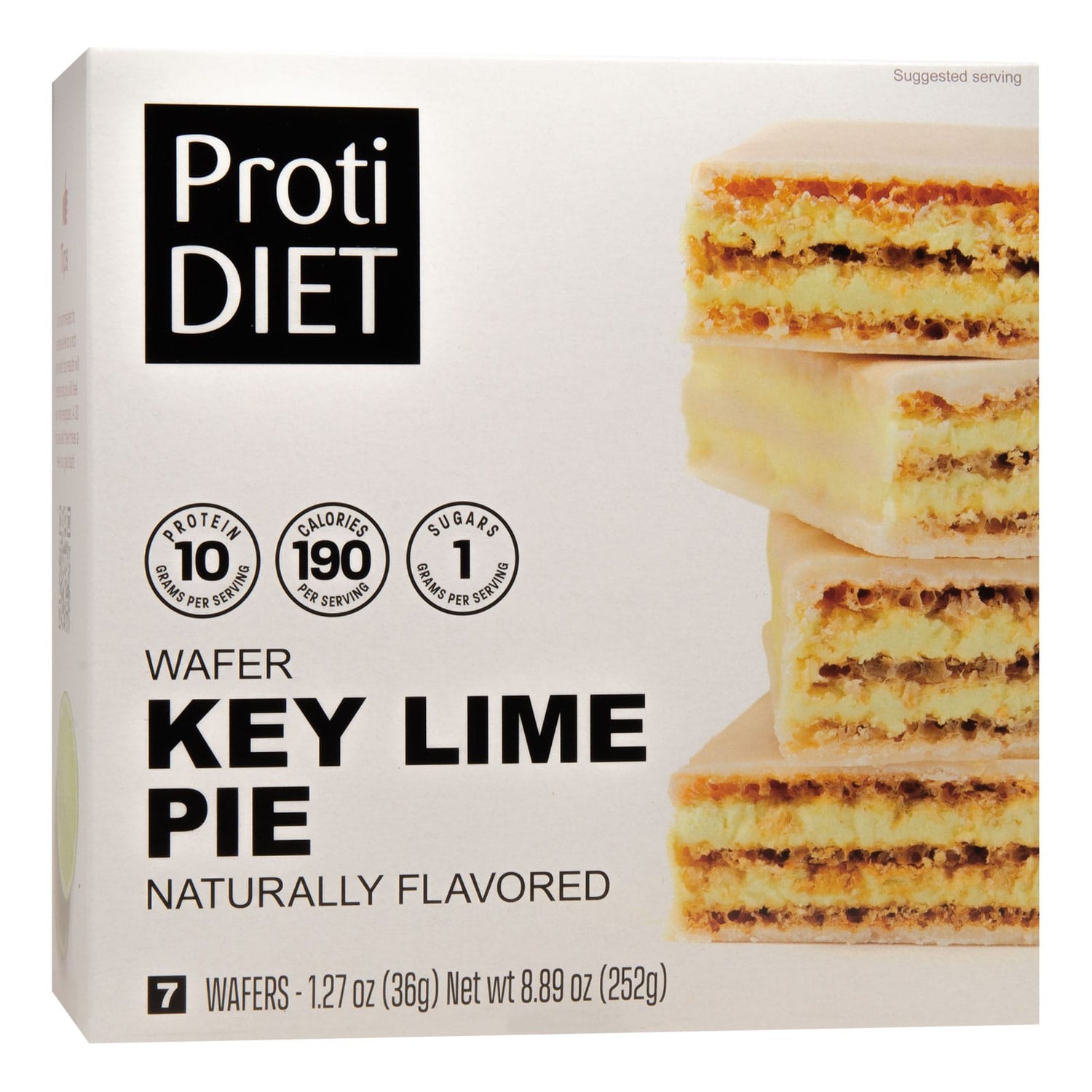 ProtiDiet Protein Wafer Bar - Key Lime Pie - 7/Box - Nashua Nutrition