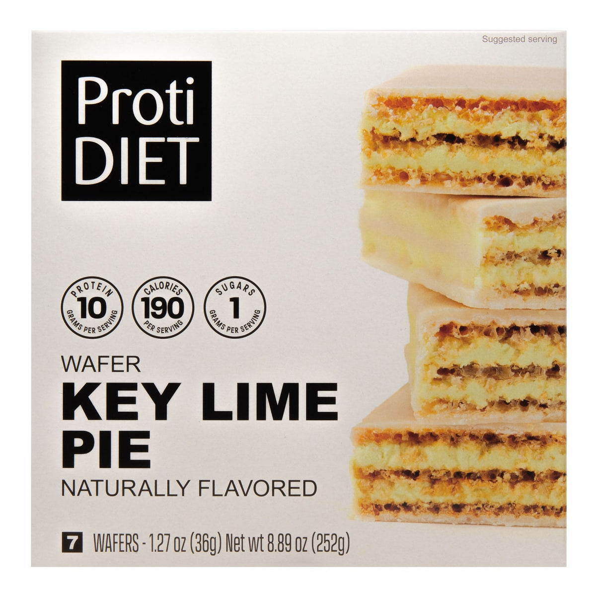 ProtiDiet Protein Wafer Bar - Key Lime Pie - 7/Box - Nashua Nutrition