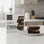 ProtiDiet Protein Wafer Bars - Cookies and Cream, 7 Bars/Box - Nashua Nutrition