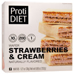 ProtiDiet Protein Wafer Bars - Strawberries and Cream, 7 Bars/Box - Nashua Nutrition