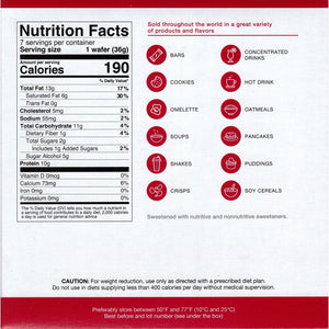 ProtiDiet Protein Wafer Bars - Vanilla, 7 Bars/Box - Protein Bars - Nashua Nutrition