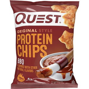 Quest Nutrition Protein Chips - BBQ - Box of 8 - Snacks & Desserts - Nashua Nutrition