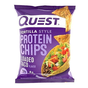 Quest Nutrition - Tortilla Protein Chips - Loaded Taco - 1 Bag - Snacks & Desserts - Nashua Nutrition