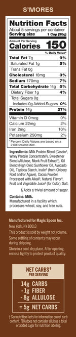 Magic Spoon High Protein Cereal | S'mores | 1 Box of 5 Servings - Nashua Nutrition