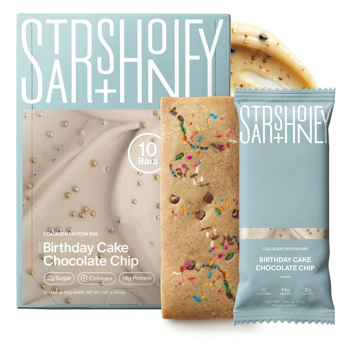 Stars and Honey Protein Bar - Birthday Cake Chocolate Chip - Nashua Nutrition