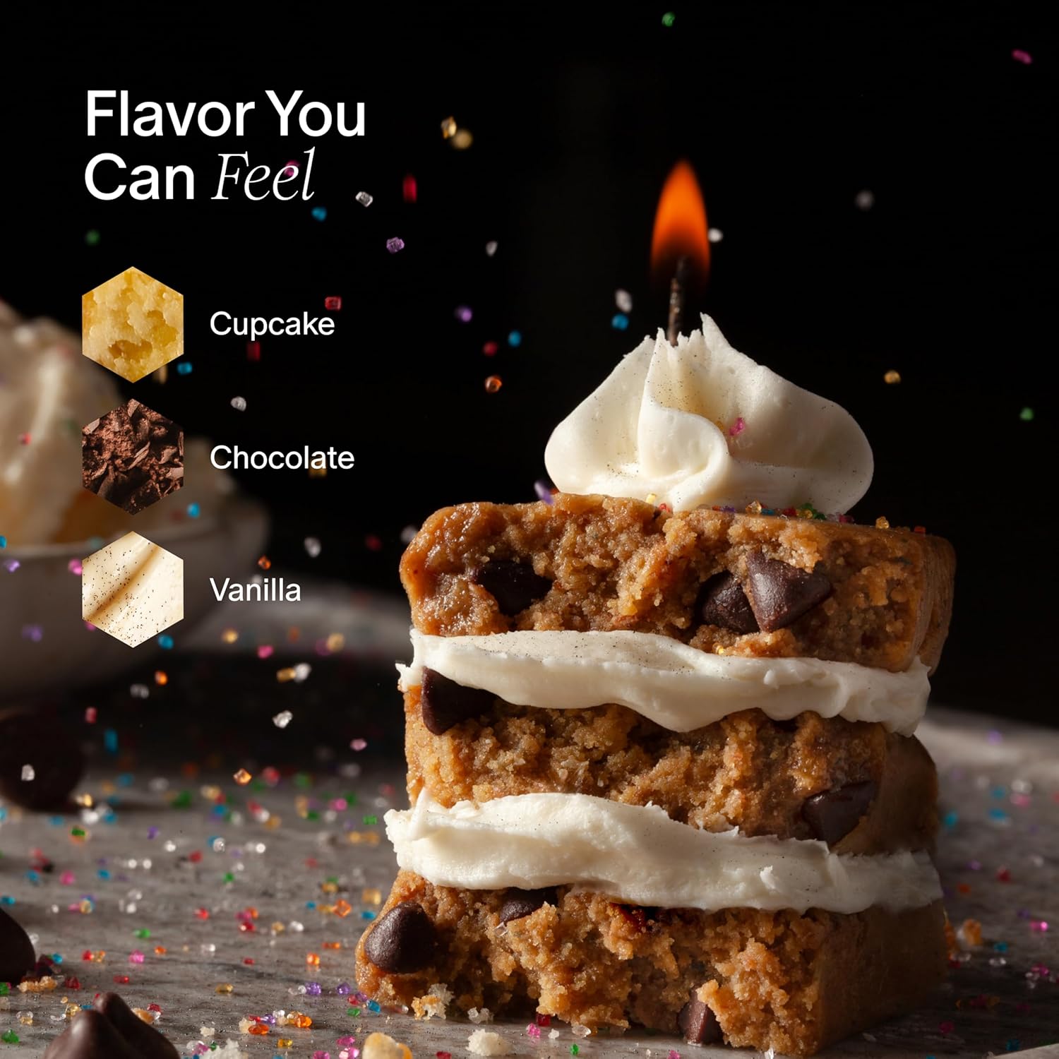 Stars and Honey Protein Bar - Birthday Cake Chocolate Chip - Nashua Nutrition